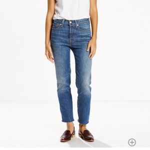 high-wasted ‘wedgie fit’ jeans